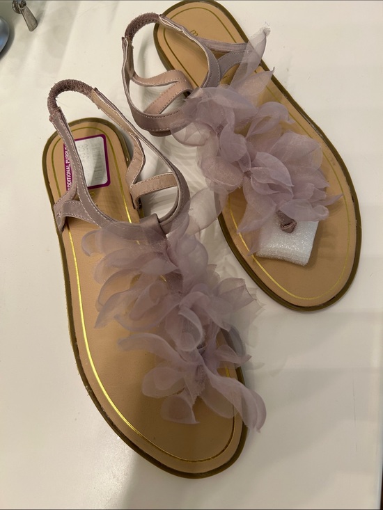 Madden Girl Shoes - Madden Girl Lilac Floral T-Strap Sandals
